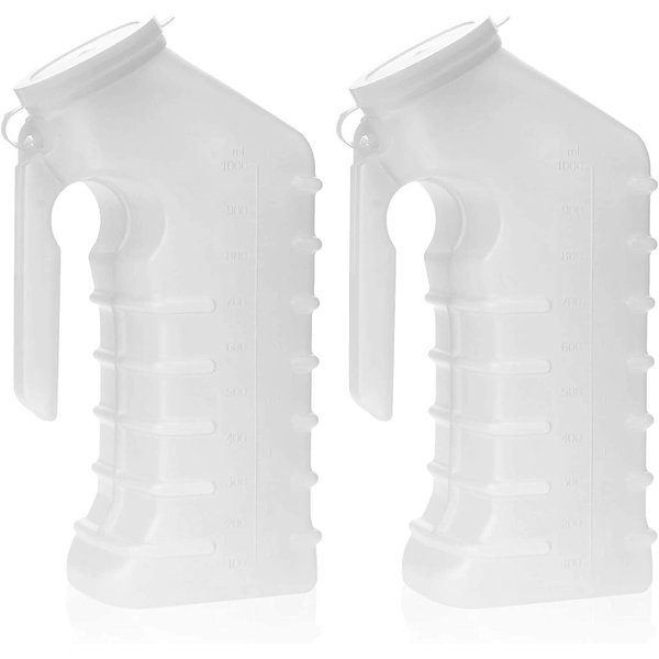 Male Urinal 32oz./1000ml (Pack of 2)