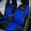 AUTOYOUTH Car Seat Covers Full Set, Front Bucket Seat Covers with Split Bench Back Seat Covers for Cars for Women Full Set Seat Protectors - 9pcs,Blue…