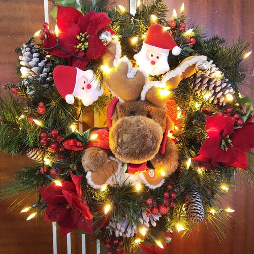 MAGOTAN Christmas Lights, Battery Operated String Lights 18ft 50 LED 8 Modes LED Mini Lights with Timer for Christmas Tree Wreath Party Home Indoor Outdoor Decor, Waterproof, Warm White