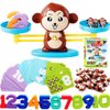CozyBomB™ Monkey Balance Counting Toys Cool Math Games - STEM Preschool Educational Toys for 3 4 5 Year olds Cool Math Educational Kindergarten - Number Toddler Learning games for Boys and Girls