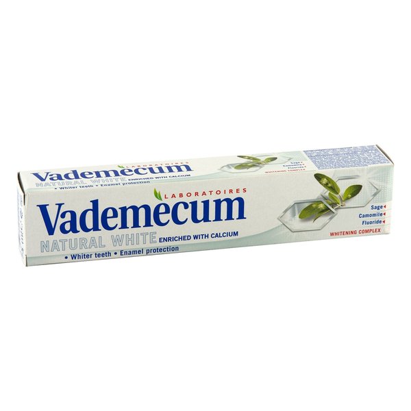 Vademecum Herbal Toothpaste - Natural White - 6 Count