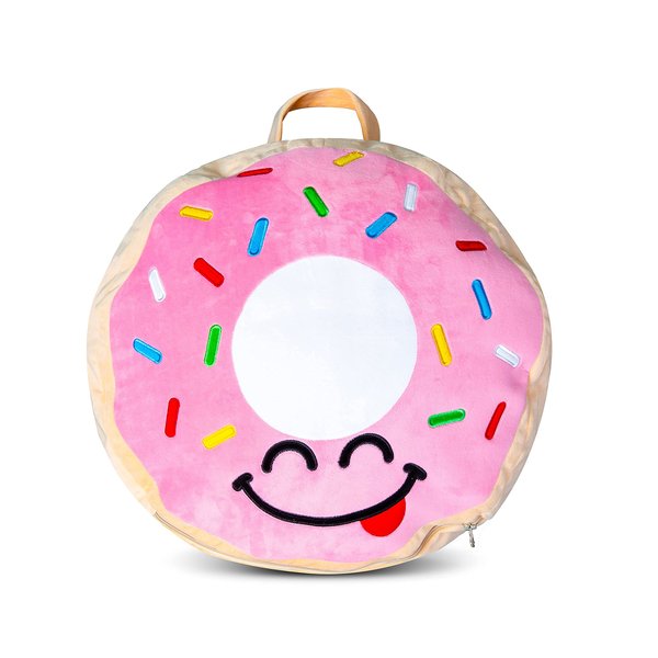 Good Banana Donut Toy Storage Bag - Convertible Fill n' Chill Bag That transforms into a Comfy seat When Full of Plush Toys for Kids Rooms, Multi, (TSDONU)