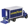 Matchbox Working Rigs Die-Cast Vehicle - International Box Truck ~ Inspired by Goodyear ~ Blue and White ~ 70th Anniversary Series