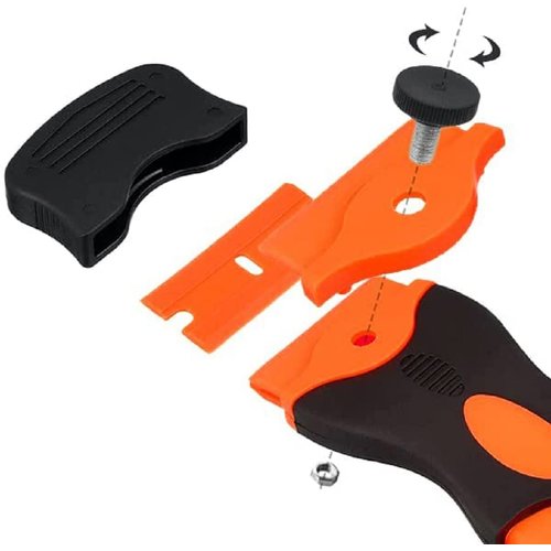 Plastic Razor Blade Scraper 20PCS Plastic Razor Blades,3 Kinds of Two-Way Scratch Free Plastic Scrapers,Plastic Scraper for Sticker Scraper Remover Tool,Car Wrapping,Removing Window Glass,Label,Glue