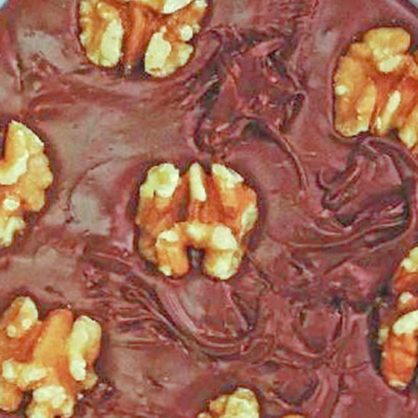 Home Made Creamy Chocolate Walnut Fudge - 1 1/2 Lb Box