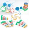 Yarn Ball Winder, Hands Operated Swift Yarn Fiber String Ball Wool Winder Machines for Family+4Pompom Maker+10PS Knitting Stitch Markers+10PS Plastic Needles+1PS Scissors(26b)
