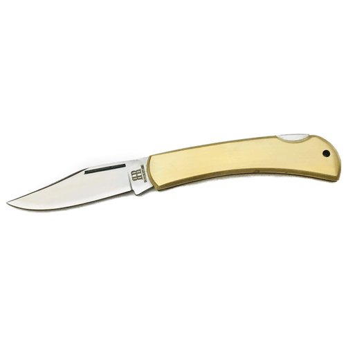 Rough Ryder RR1978: Brass Lockback