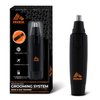 RBX Nose Hair Trimmer for Men Precision Ear and Nose Hair Trimmer for Men Professional Men's Grooming System Stainless Steel Blades Lightweight and Travel Ready