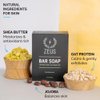 ZEUS Bar Soap, Natural Body & Face Soap Bar, Hydrates, Exfoliates & Softens Skin – MADE IN USA (Verbena Lime) 10 oz.