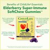 CHILDLIFE ESSENTIALS Immune Support Bundle - Contains Elderberry Super-Immune SoftChew Gummies, Zinc Plus, & Vitamin C, Supports The Immune System, High in Antioxidants - Mixed Flavors (1 Bundle)