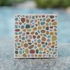 FINGERINSPIRE 4PCS Stone Grain Stencils for Painting with Brush 5.9x5.9inch Reusable Irregular Pattern Template Hollowed Wall Art Stencil Plastic PET Daily Theme Template for Furniture Decoration
