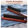 Teasing Comb for Fine Hair, 2Pcs Teaser Brush Teasing Comb Rat Tail Combs, Teasing Brush Boar Bristle For Hair Stylist