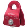 GM CLIMBING Red Micro Prusik Minding Pulley 25kN CE UIAA Certified 12mm Single Pulley Mobile Side Plates for Arborist Rigging Climbing Rescue Pack of 2