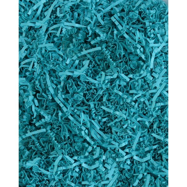 MagicWater Supply - 1/2 LB - Turquoise - Soft & Thin Crinkle Cut Paper Shred Filler great for Gift Wrapping, Basket Filling, Birthdays, Weddings, Anniversaries, Valentines Day, and other occasions
