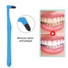 Professional Tooth Stain Remover, Dental Teeth Whitening Polisher Tooth Stain Eraser Plastic Teeth Cleaning Polishing Tool Oral Hygiene Care Tool(Blue)