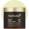 Medicube Deep Vita C Facial Pads, Vitamin C Toner Pads for Uneven Skin Tone, 500,000PPM of vitamin water & 3 types of vitamin, Hydrating & Resurfacing (70 sheets)