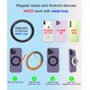 DATIMIRA Magnetic Phone Ring Holder for magsafe, Glitter Magnetic Grip Compatible with iPhone 15 14 13 12 Pro max,Pro,Plus,Mini Mag Safe Accessories,Adjustable Kickstand Wireless Charging,Wine