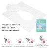 Toilet Seat Covers Disposable, 100-Count Flushable Paper Travel Toilet Seat Covers for Adults and Kids Potty Training, Great Biodegrable Accessories for Public Restrooms, Airplane, Camping