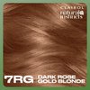 Clairol Natural Instincts Demi-Permanent Hair Dye, 7RG Dark Rose Gold Blonde Hair Color, Pack of 3