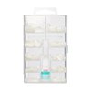 KISS 100 Full-Cover Nails, Press-On Nails, Nail glue included, 'Active Oval' Shape, Clear, Medium Size, Oval Shape, Includes 100 Nails, 3g Maximum Speed Nail Glue