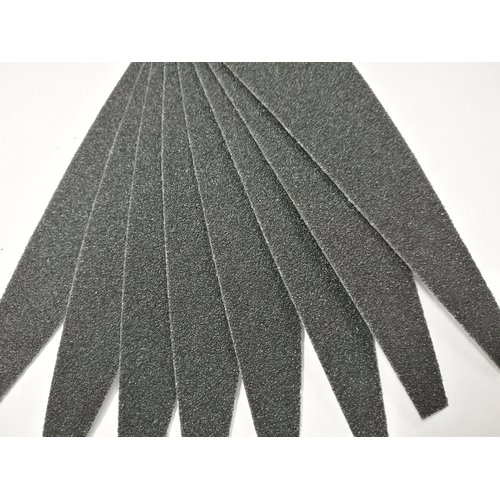 DISPOSABLE PEDICURE FOOT FILE REFILL PADS, 80 GRIT, BLACK, 50 COUNT (80 GRIT, BLACK)