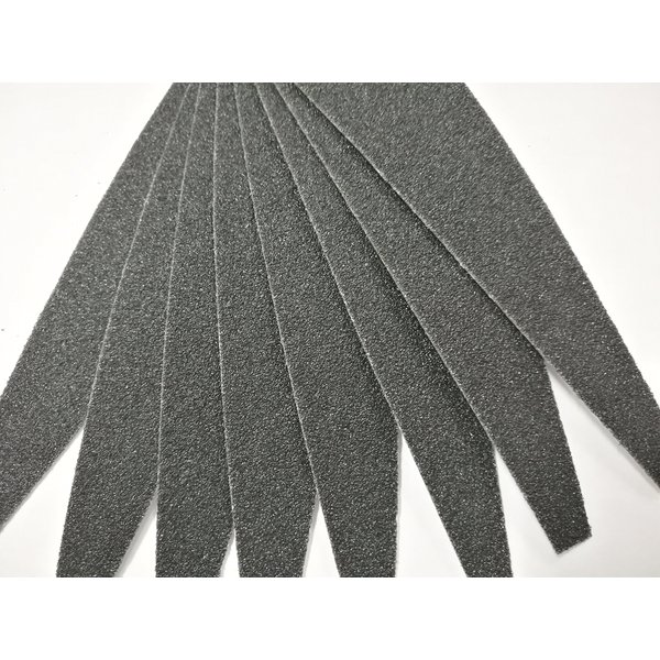 DISPOSABLE PEDICURE FOOT FILE REFILL PADS, 80 GRIT, BLACK, 50 COUNT (80 GRIT, BLACK)