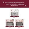 i-ENVY 30D Extension Cluster Individual Lashes, Easy to Apply, Flat Tapered-End Root, Pre-fanned Volume Lashes, J Curl with Soft Fiber, Quick Application for Salon Quality & Result (Long-56Clusters)