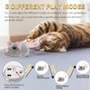 Pawsayes Cat Toys Squeaky Rechargeable Moving Mouse with Dynamic Magic Tail, Automatic Self Play Mouse Interactive Cat Toy for Indoor Cats, Electric Motion Activated Mice Toys for Kitten(Gray)