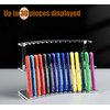 LamChyar Acrylic Pen Holder, 2 Tier Pen Holder, Pen Display Stand 30-Slots, Pencil Display Case, Pen Organizer for Home Store Office School Supplies