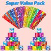 RICEDUO 60 Pcs Slap Bracelets for Kids, 30 Styles Colorful Bulk Slap Wristbands - Animals Heart Galaxy Cute Slap Bracelets for Party Favors Classroom Prizes Exchanging Gifts