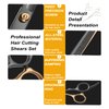 MOONBEAN Hair Cutting Scissors Kit,9pcs Professional Barber Hair Cutting Shears Set with Hair Scissors Thinning Shears for Hair Cutting,Barber Scissors for Barber/Salon/Home/Men/Women/Kids