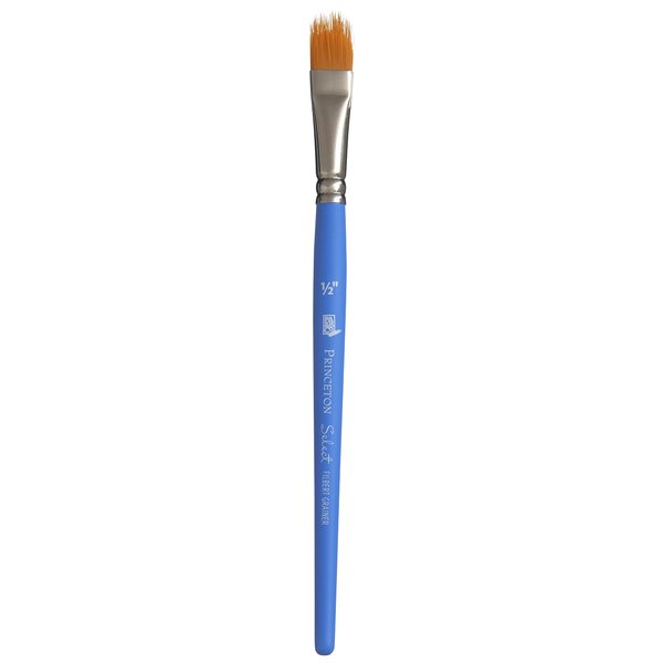 Princeton Select Artiste, Series 3750, Paint Brush for Acrylic, Watercolor and Oil, Filbert Grainer, 1/2 Inch