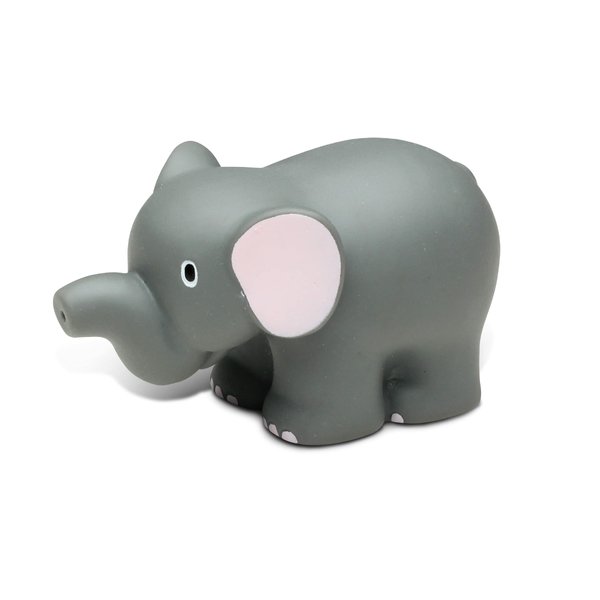 DolliBu Elephant Bath Buddy Squirter - Floating Elephant Rubber Bath Toy, Fun Water Squirting Bathtime Play For Toddlers, Soft Wild Life Animal Toy For The Bathtub, Beach & Pool for Kids - 3 Inch