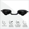 Super Sunnies Evo Flexible Tanning Bed Goggles UV Eye Protection Black Glasses, FDA Compliant