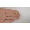Two tiny small gold or silver filigree metal hair clip barrettes fine thin hair (Primary color: Gold)