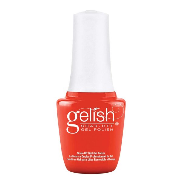 Gelish MINI Tiki Tiki Laranga Soak-Off Gel Polish, Orange Gel Nail Polish, Orange Nail Colors, Orange Gel Polish, 0.3 oz.