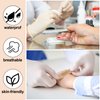 Geiserailie 100 Pcs Pressure Bandages XL for Dialysis Patients 2.83 x 1.18 Inch Pressure Adhesive Bandage Waterproof for Wound Care Absorbent Pad Thin Skin Seniors First Aid Essential