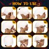 Syhood 4 Packs Halloween Bald Caps Makeup Latex Bald Head Wig Cap Bald Hat Costume Accessories for Women Men Adults(White,skin,Assorted)
