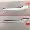 IPG for Tesla Model 3 / Model Y Door Handle Decal Sticker Wrap Kit (Set of 4) with Tesla Logo (Brushed Aluminum)