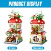 MEIEST Mini City Shop Street View Building Blocks Model Set,Simulation Architecture Collection Particle Construction Building Bricks Toy,Home Decoration,14+(Mushroom)