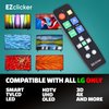 EZclicker LG TV Remote | Big Button TV Remote Control for All LG TV ONLY (Black) Simplified and Easy to Use (2xAAA Batteries not Included)