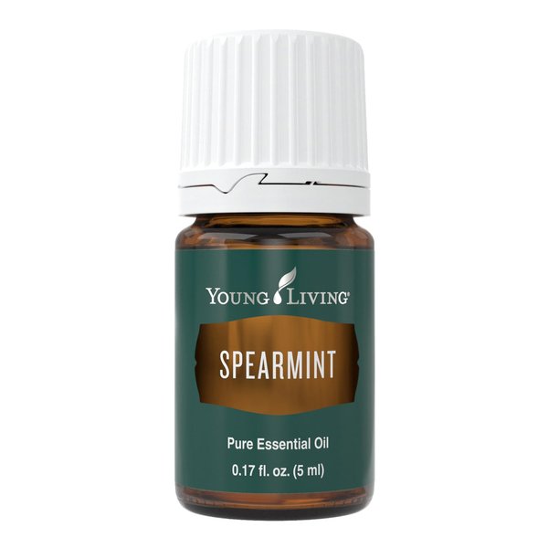 Young Living Spearmint Essential Oil 5ml - 100% Pure & Premium-Grade - Provides Aromatic Comfort - Ideal for Massage and Diffusion - Refreshing Aromatherapy