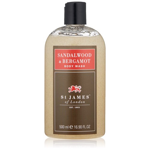 St James of London Sandalwood & Bergamot Body Wash, 16.9 Fl Oz