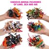 Animal Figures, 72 PCS Realistic Mini Dinosaur Insect Sea Farm Reptile Wild Jungle Animal Toys, Zoo Animals Playset, Cake Topper Party Favors for Kids 1, 2, 3 Year Olds