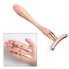 Pimoys 2 Pcs Metal Eye Cream Applicator Face Roller Massager Tool,Eye Massage Wand Stick Women for Facial Massager for Reducing Puffiness Wrinkle Gift for Women
