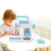Drfeify Children Sewing Machine Toy,Portable Electric Medium Size Sewing Machine Toys Kids Beginners
