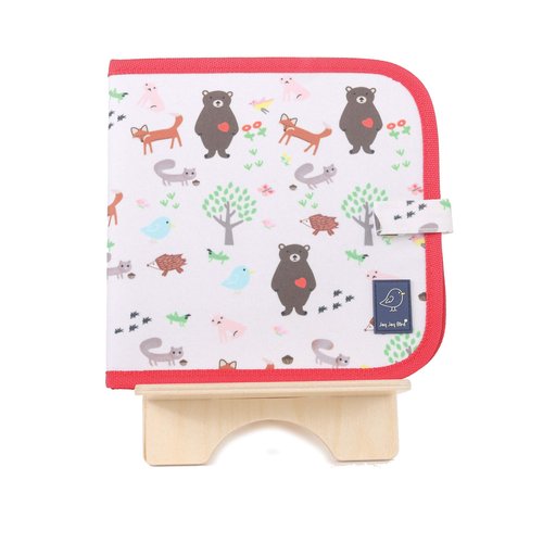 Jaq Jaq Bird Doodle It and Go Activity Book | Erasable and Reusable Chalk Board Book | for Drawing and Creative Play | Portable & Mess-Free | Includes Dust-Free Chalk