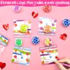Dealot 24 Pack Prefilled Valentine's Day Gifts for Kids with Stress Balls Valentines Day Cards for Kids Classroom School Exchange Gift Party Favors Squeeze Fidget Toys for Stress Relief Adults