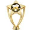 6" Gold Star Beer Pong Trophies - Beer Pong Champions Trophy Award