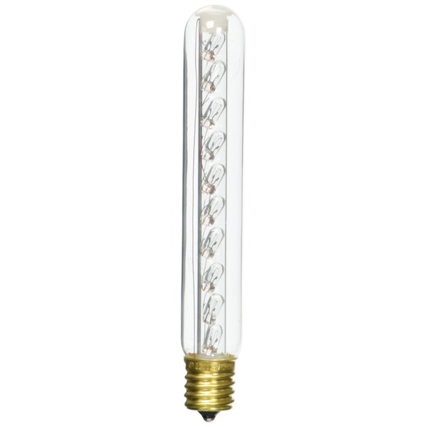 Bulbrite Incandescent T6.5 Intermediate Base (E17) Light Bulb, 9 Watt, Clear